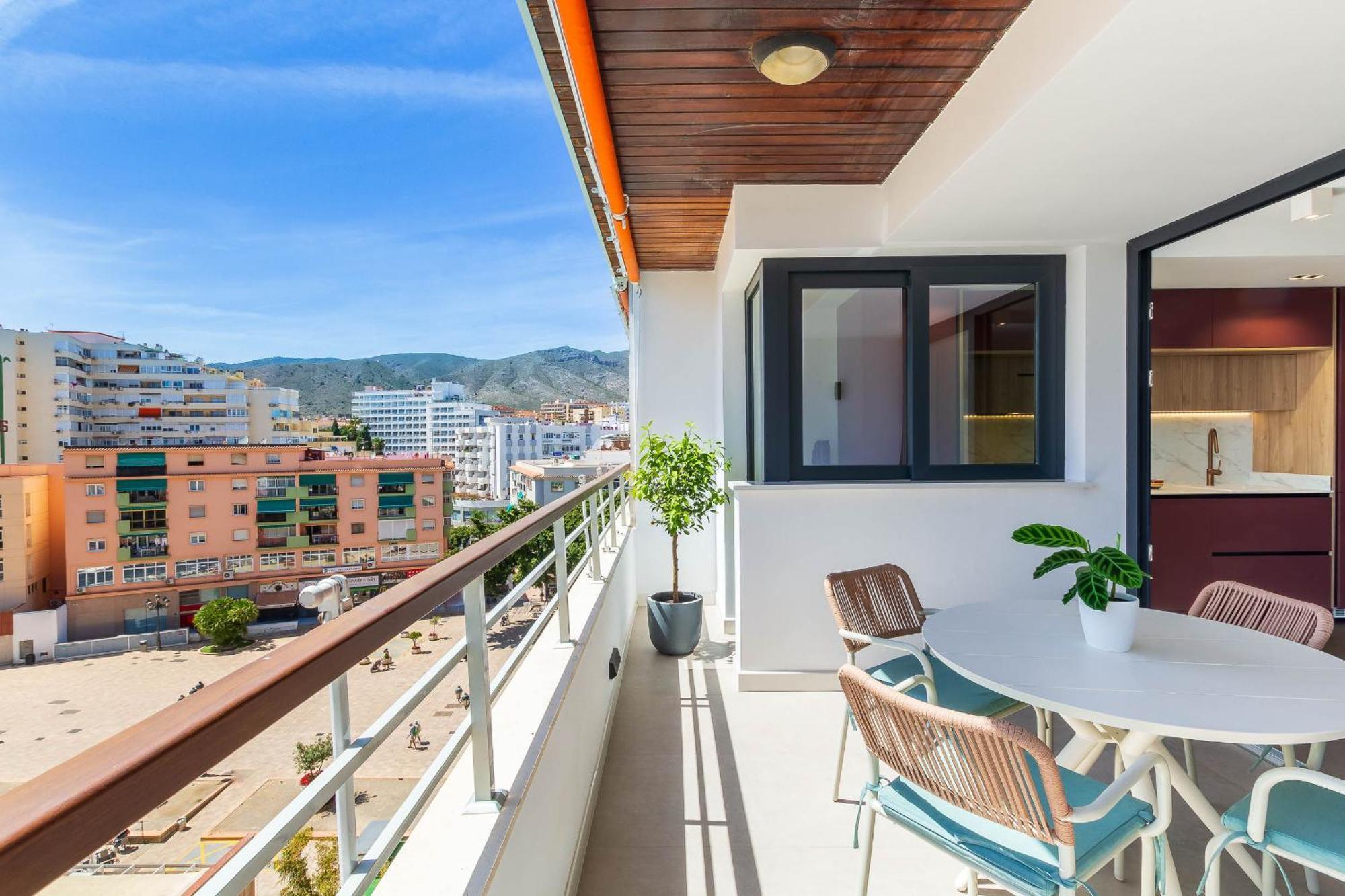 托雷莫利诺斯La Nogalera, Piscina, Playa Y Ocio公寓 外观 照片